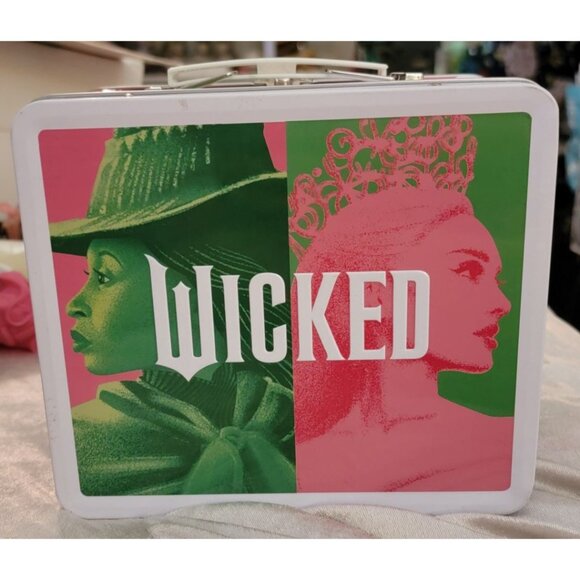 Wicked Musical Metal Lunchbox – Elphaba & Glinda Design – No Thermos - Picture 2 of 8